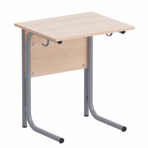 Стол ученический одноместный на круглой трубе - fgospostavki.ru - Рязань