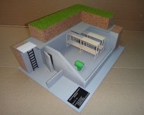 Макет встроенного противорадиационного укрытия (маленький вариант) - fgospostavki.ru - Рязань