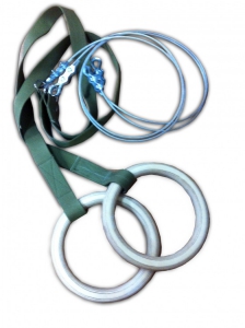 Кольца гимнастические с тросом (2 метра) - fgospostavki.ru - Рязань