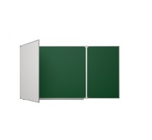 Доска аудиторная трехэлементная магнитная комбинированная полимерная (3400*1000) - fgospostavki.ru - Рязань