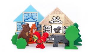 Комплект игрушек для сказкотерапии "Зайкина избушка" - fgospostavki.ru - Рязань