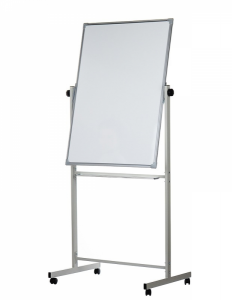 Доска магнитно-маркерная аудиторная поворотная белая полимерная (750*1000) - fgospostavki.ru - Рязань