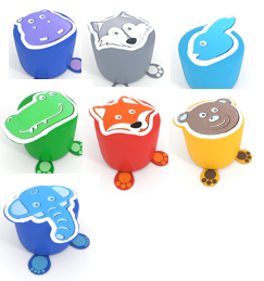 Пуфики с гранулами "Детство" - fgospostavki.ru - Рязань