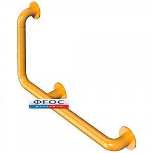 Поручень вертикальный угловой "Антибак" 600 х 350 миллиметров - fgospostavki.ru - Рязань