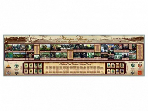 Настенное полотно "История России" (10000 х 3000 мм) - fgospostavki.ru - Рязань