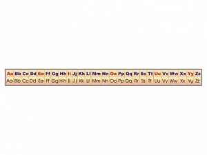 Стенд-лента "Алфавит" (английский язык) - fgospostavki.ru - Рязань
