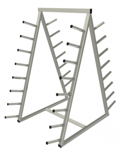 Стойка для бодибаров двусторонняя (32 бодибара) - fgospostavki.ru - Рязань