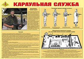 Плакат "Караульная служба" - fgospostavki.ru - Рязань