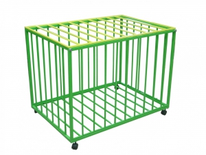 Контейнер для мячей на колесиках (разборный с крышкой) - fgospostavki.ru - Рязань