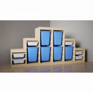 Стеллаж «Голубые облака» - fgospostavki.ru - Рязань