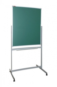 Доска аудиторная поворотная магнитная зеленая полимерная (750*1000) - fgospostavki.ru - Рязань