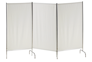 Ширма медицинская из нержавеющей стали без колес 3 секции - fgospostavki.ru - Рязань