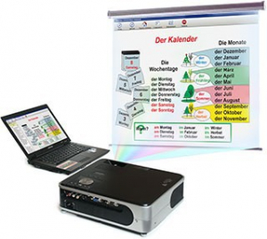 Диск с электронными плакатами, презентациями (электронный учебник) по немецкому языку 52 темы - fgospostavki.ru - Рязань