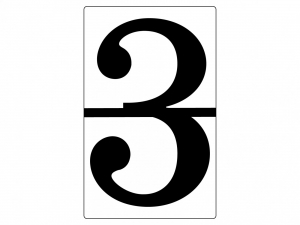 Набор магнитных карточек "Произвольный размер "3" (3 штуки) - fgospostavki.ru - Рязань