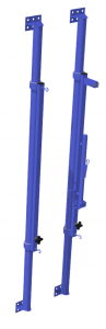 Стойки универсальные пристенные с ползуном и механизмом натяжения (комплект, без сетки) - fgospostavki.ru - Рязань