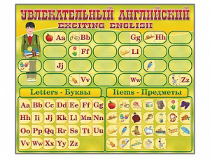 Комплект оборудования "Английский алфавит" с комплектом тематических магнитов - fgospostavki.ru - Рязань