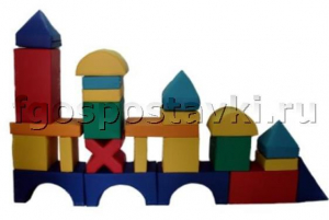 Мягкий модуль-конструктор "Архитектор" (24 элемента) - fgospostavki.ru - Рязань