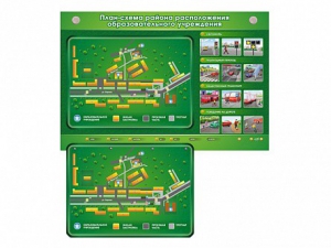 Электрифицированный стенд-тренажер "План-схема района расположения образовательного учреждения" - fgospostavki.ru - Рязань