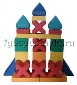 Мягкий модуль-конструктор "Башня" (21 элемент) - fgospostavki.ru - Рязань