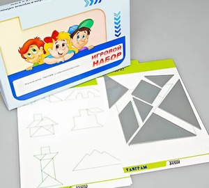 Игровой набор "Танграм" (с комплектом карточек) - fgospostavki.ru - Рязань