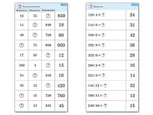 Комплект карточек (10) "Обучающий калейдоскоп. Умножение и деление в два шага" - fgospostavki.ru - Рязань