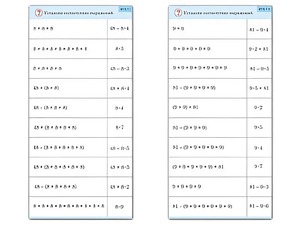 Комплект карточек (10) "Обучающий калейдоскоп. Умножение на 7, 8 и 9" - fgospostavki.ru - Рязань