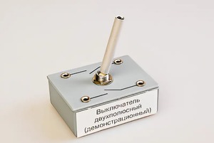 Выключатель двухполюсный (демонстрационный) - fgospostavki.ru - Рязань