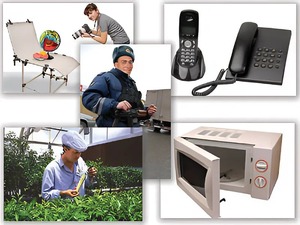 Набор предметных картинок "Бытовая техника. Профессии" (48 штук, А4, с магнитами) - fgospostavki.ru - Рязань