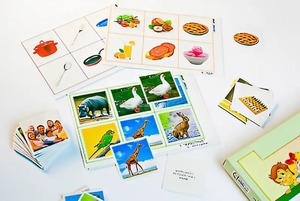 Лото "Иностранный язык" (3 игры, 6 планшетов, 36 карточек, цветные, ламинированные) - fgospostavki.ru - Рязань