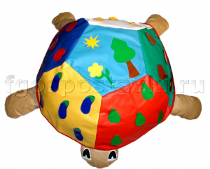 Дидактический чехол к черепахе «Весёлый огород» Д=100 см - fgospostavki.ru - Рязань
