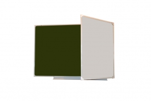 Доска аудиторная двухэлементная магнитная комбинированная эмалированная (2250*1000) - fgospostavki.ru - Рязань