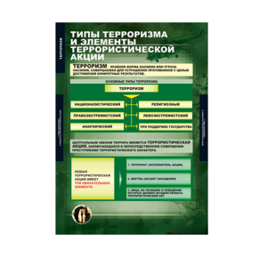 Комплект таблиц. ОБЖ. Терроризм. - fgospostavki.ru - Рязань