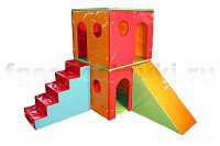Домик игровой двухэтажный (комплект) - fgospostavki.ru - Рязань