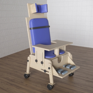 Стул для ребенка с ОВЗ «Новые горизонты» №3 со столешницей фиолетовый - fgospostavki.ru - Рязань