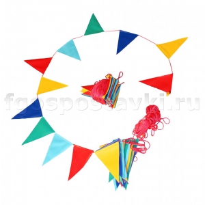 Флажки с веревкой для ограждения игровых зон - fgospostavki.ru - Рязань