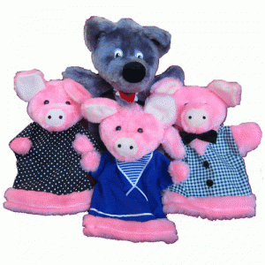 Набор перчаточных кукол "Три поросенка" - fgospostavki.ru - Рязань