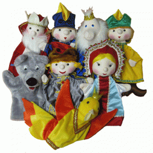 Набор перчаточных кукол "Иван-царевич и серый волк" - fgospostavki.ru - Рязань