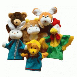 Набор перчаточных кукол "Зайкина избушка" - fgospostavki.ru - Рязань