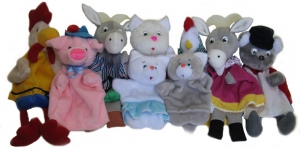 Набор перчаточных кукол "Кошкин дом" - fgospostavki.ru - Рязань