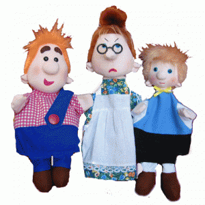 Набор перчаточных кукол "Карлсон, который живет на крыше" - fgospostavki.ru - Рязань