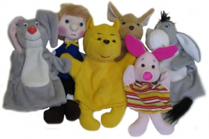 Набор перчаточных кукол "Винни Пух и все" - fgospostavki.ru - Рязань