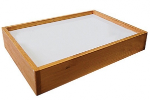 Мини планшет для рисования песком из дерева с белой подсветкой - fgospostavki.ru - Рязань