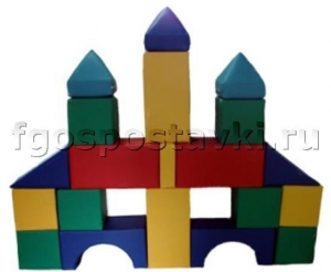 Мягкий модуль-конструктор "Городок" (20 элементов) - fgospostavki.ru - Рязань