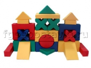 Мягкий модуль-конструктор "Городок" (23 элемента) - fgospostavki.ru - Рязань