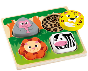 Тактильные пазлы "Сафари" - fgospostavki.ru - Рязань