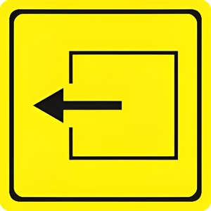 Тактильный знак (выход из помещения) 100х100 - fgospostavki.ru - Рязань