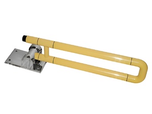 Поручень откидной с антибактериальным покрытием (желтый) - fgospostavki.ru - Рязань