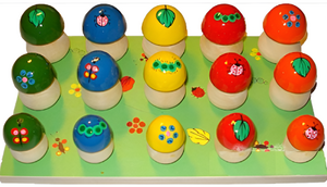 Развивающая игрушка для детей с нарушением слуха "Грибная полянка" - fgospostavki.ru - Рязань