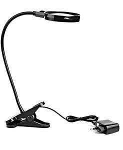 Лупа настольная на прищепке с подсветкой (5х) - fgospostavki.ru - Рязань