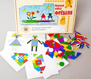 Игровой набор Фребеля "Конструктор плоскостной-4" (Серия "Эксперимент") - fgospostavki.ru - Рязань